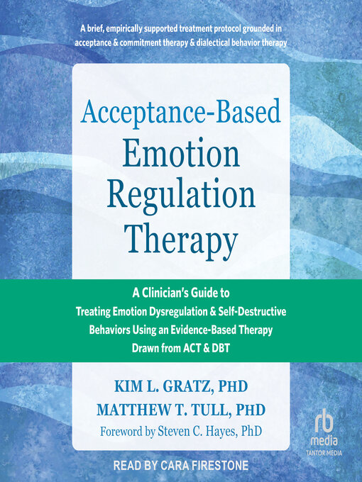 Cover image for Acceptance-Based Emotion Regulation Therapy